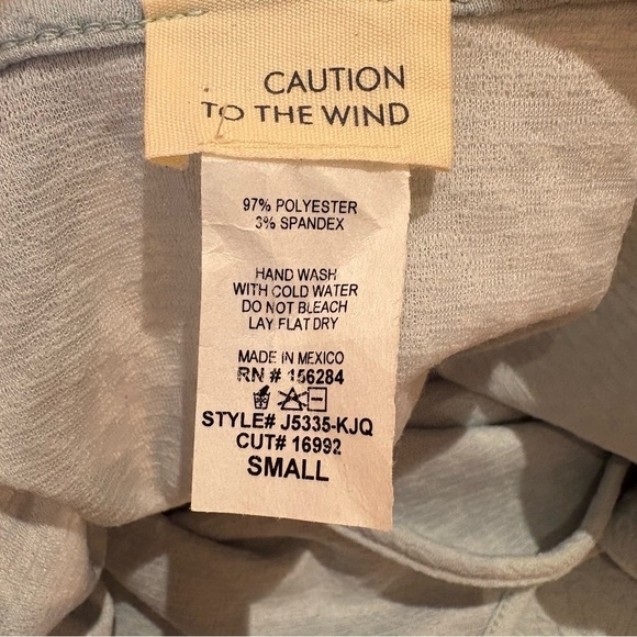 Asymmetrical Wrap Feminine Mint Dress Sz S - Picture 9 of 9